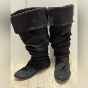 Nine West Suede Black Boots
